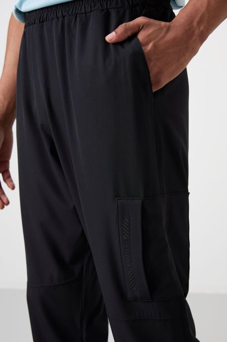 Herren Unifarbene Sweatpants zum Hineinschlüpfen - Image 3