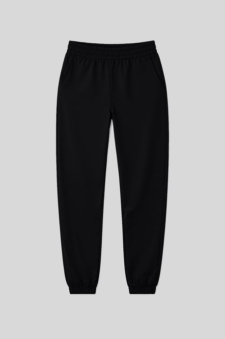 Damen High-Waist Relaxed Fleece-Jogginghosen - Image 1