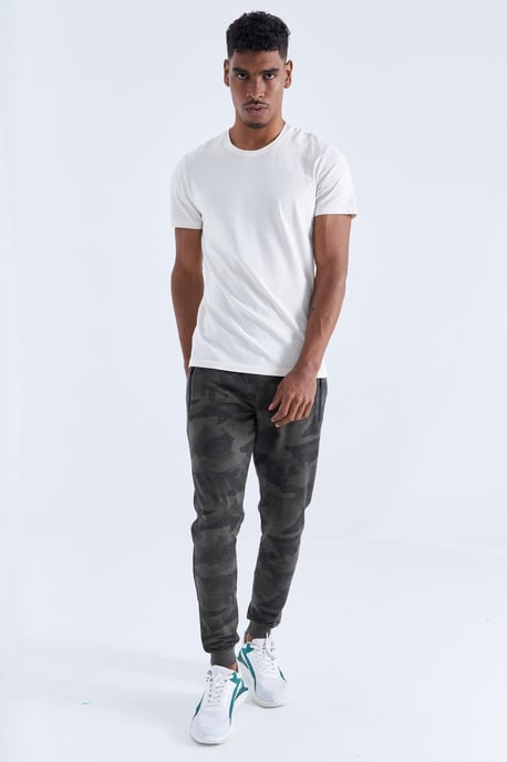 Herren Camouflage Slim Fit Jogginghosen - Image 1