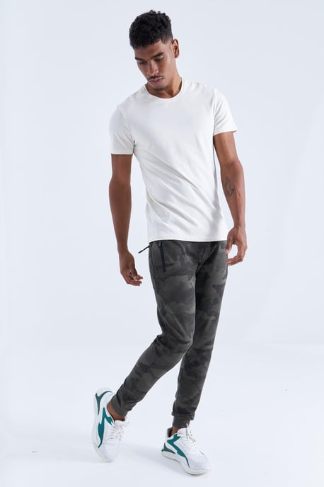 Herren Camouflage Slim Fit Jogginghosen - Image 3