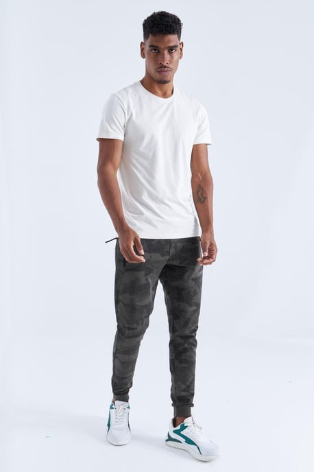Herren Camouflage Slim Fit Jogginghosen - Image 5