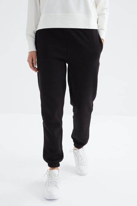 Damen hohe Taille Fleece Jogger Sweathosen - Image 4