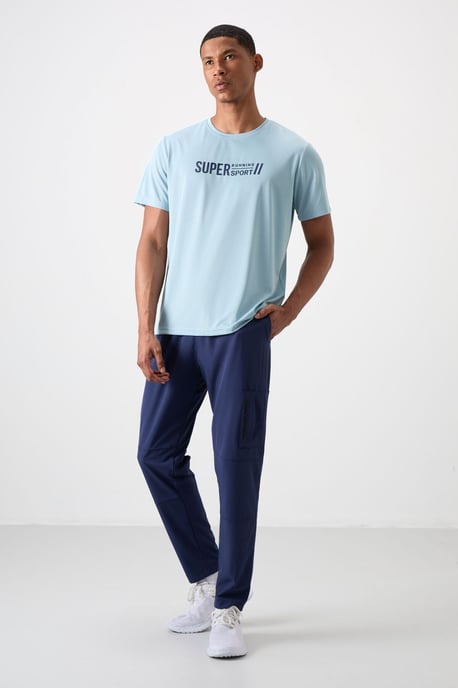 Herren Unifarbene Sweatpants zum Hineinschlüpfen - Image 3