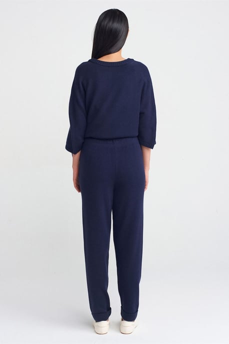 Damen Lurex Strick Jogginghosen - Image 2
