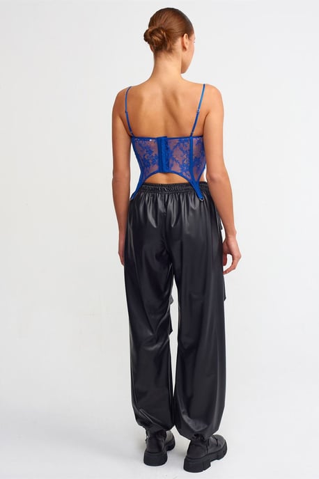 Damen Jogginghose aus Kunstleder - Image 2
