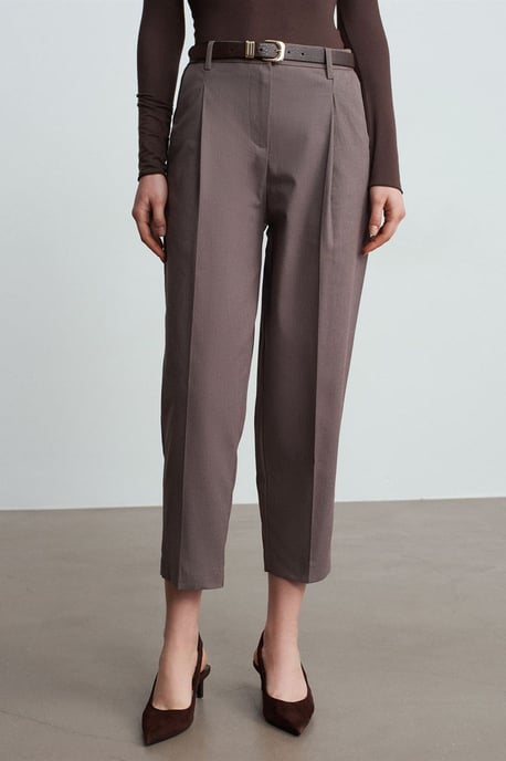 Gürtel-Atmungsstraight-Leg-Hosen - Image 3