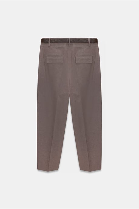 Gürtel-Atmungsstraight-Leg-Hosen - Image 6