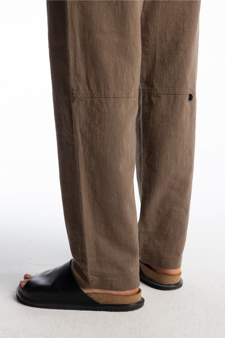 Gerade geschnittene Hose mit Kordelzugbund - Image 2