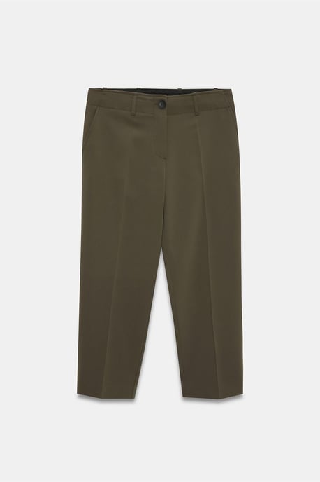 Hochtaillierte, Gürtelgürtel Capris für Damen - Image 5