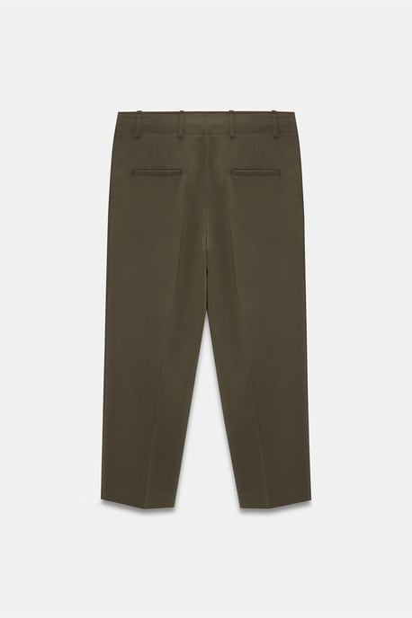 Hochtaillierte, Gürtelgürtel Capris für Damen - Image 6