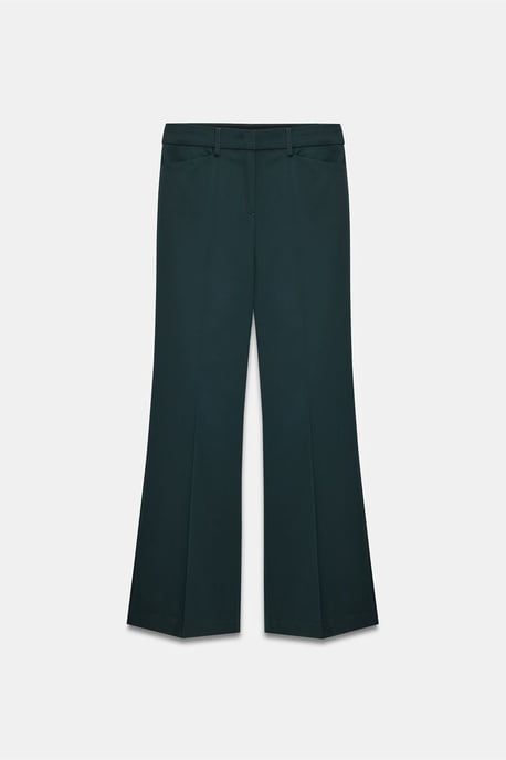 Damen High-Waist Flare Gabardine Hose - Image 5