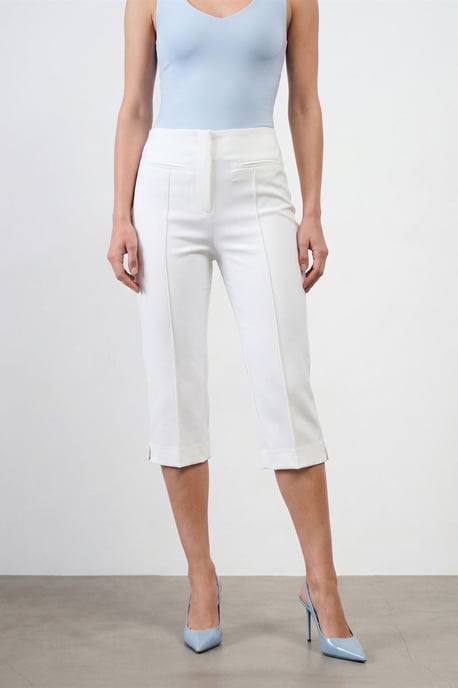 Hoch taillierte Capri-Zigarettenhose - Image 3