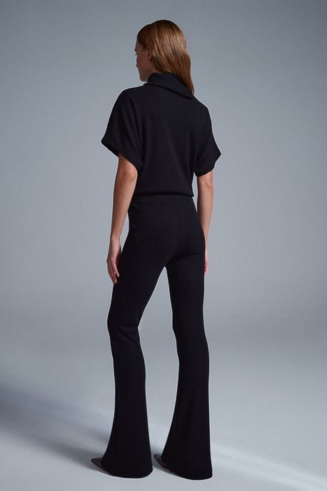 Hochtaillierte Schlagstrickhose - Image 2