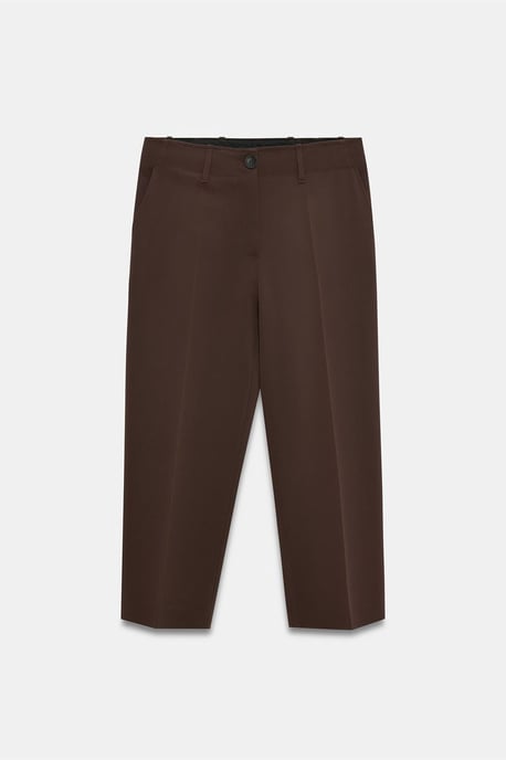 Hochtaillierte, Gürtelgürtel Capris für Damen - Image 4