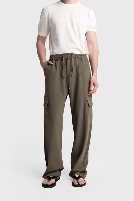 Herren Baumwoll Straight-Leg Strickhose - Image 2