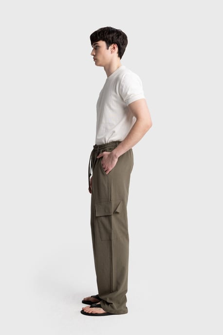 Herren Baumwoll Straight-Leg Strickhose - Image 3