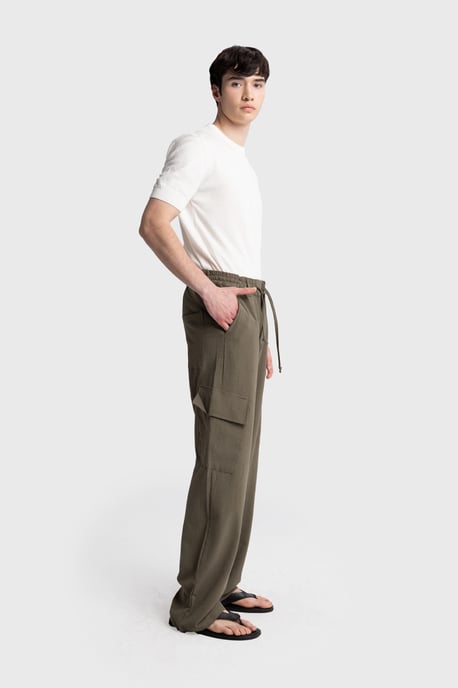 Herren Baumwoll Straight-Leg Strickhose - Image 4