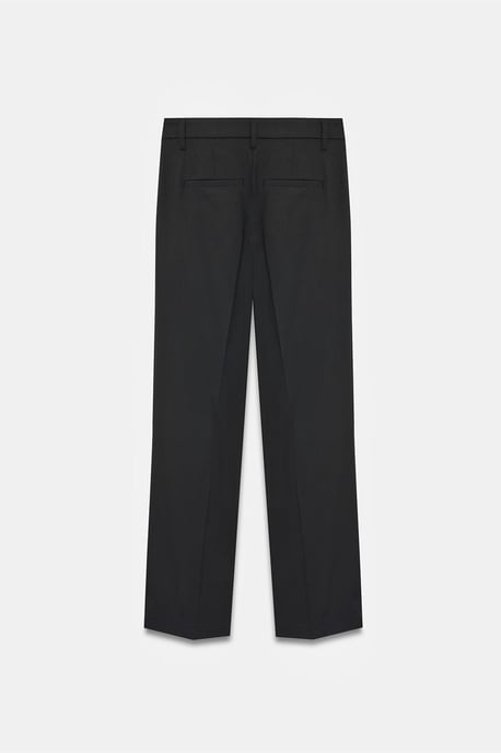 Damen Hochbundige Gerade Schnitt Krepp-Hosen - Image 6