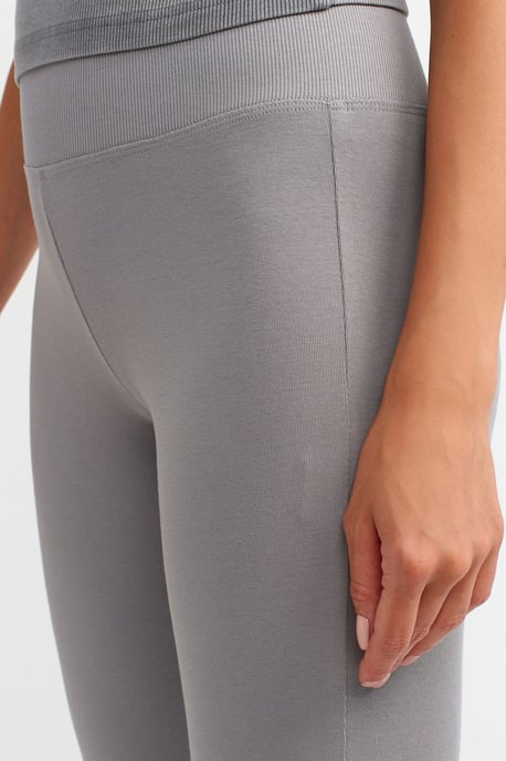Damen Hochwaisted Gerippte Schlaghose - Image 4