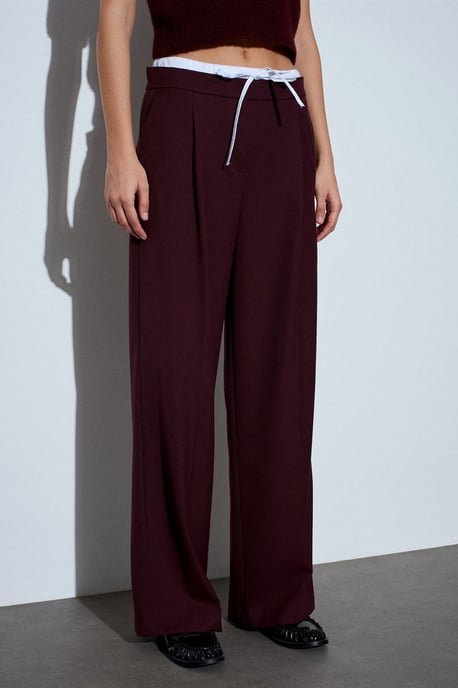 Damen Crepe-Hosen mit weitem Bein - Image 4