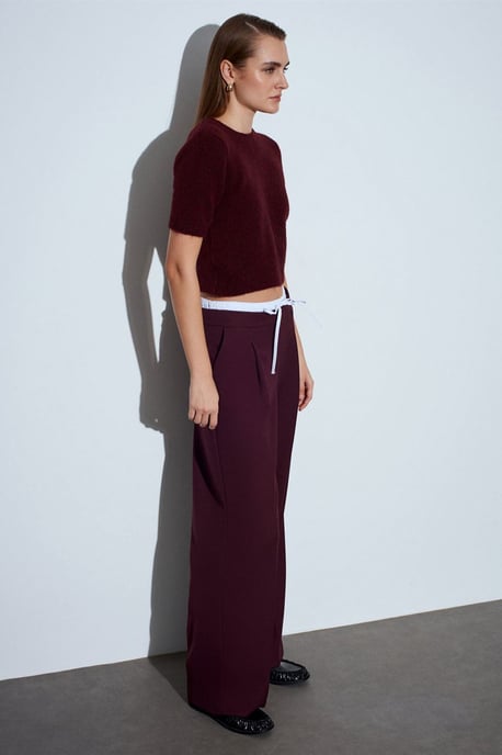Damen Crepe-Hosen mit weitem Bein - Image 5
