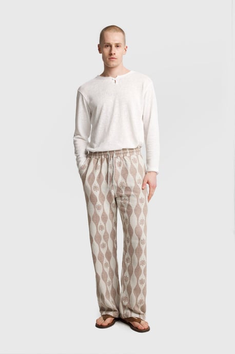 Herren Baumwollstrickweite Hose - Image 1