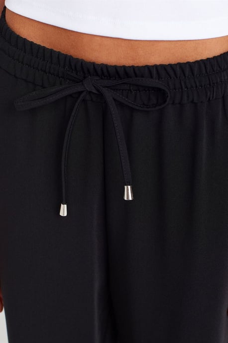 Hose aus Krepp mit weitem Bein - Image 3