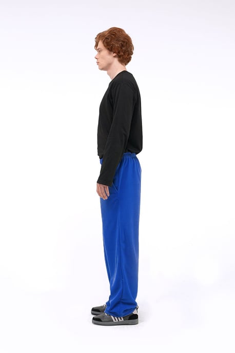 Herren Relaxed Fit Weite Beinform Pull-On-Hosen - Image 2