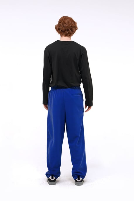 Herren Relaxed Fit Weite Beinform Pull-On-Hosen - Image 3