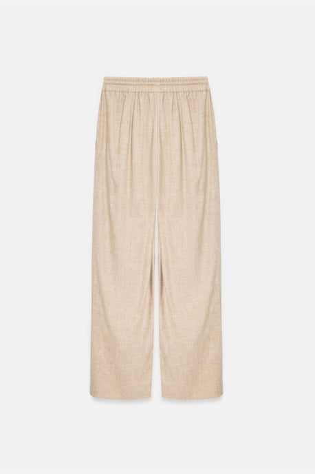 Damen Weite Woven-Hosen mit Kordelzugbund - Image 2