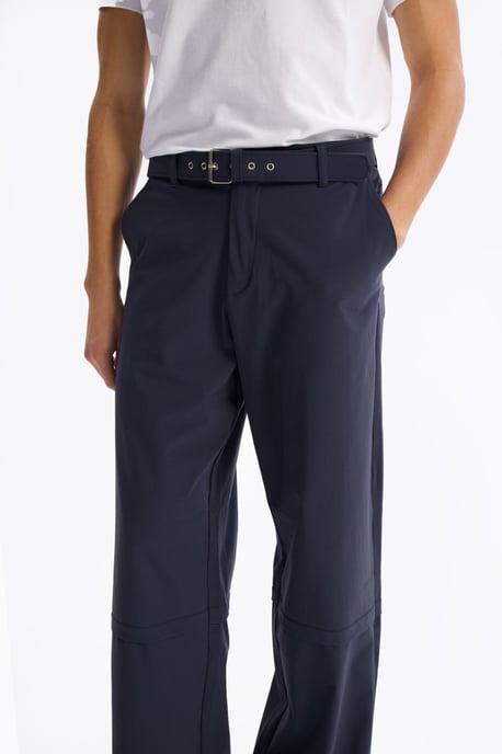 Herren Strickhose mit weitem Bein und Gürtel - Image 2