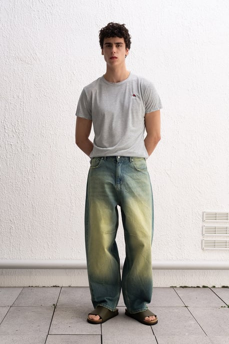 Herren Baggy Jeans mit Taschen - Image 1
