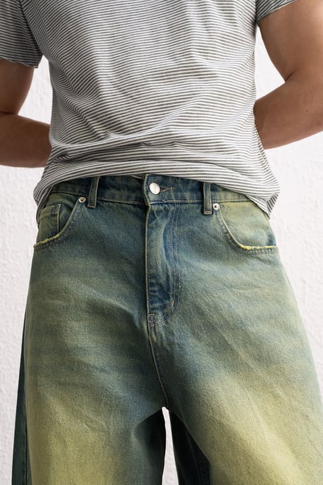 Herren Baggy Jeans mit Taschen - Image 2