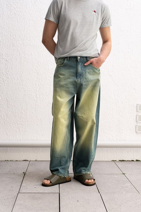 Herren Baggy Jeans mit Taschen - Image 3