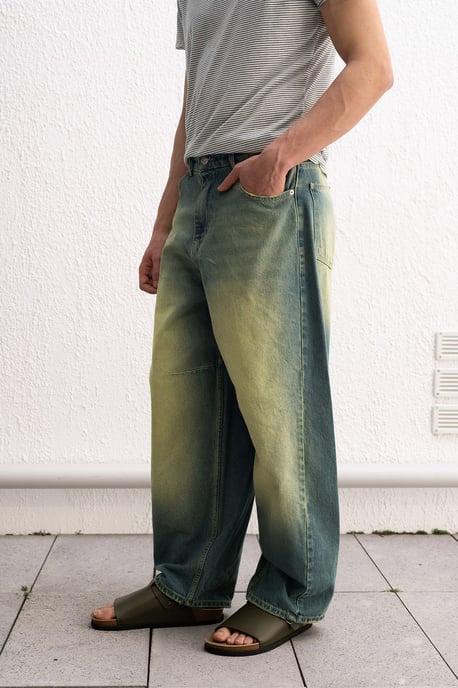 Herren Baggy Jeans mit Taschen - Image 4
