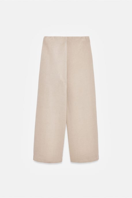Damen Hohe Taille Weite Strickhose - Image 6