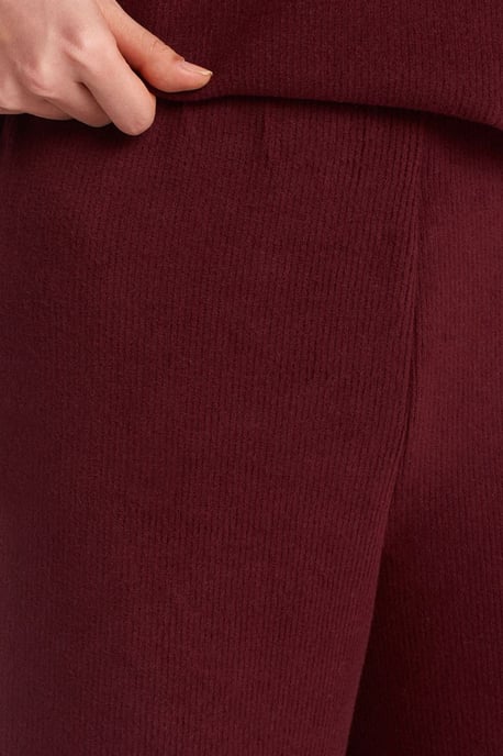 Damen Hohe Taille Weite Strickhose - Image 4