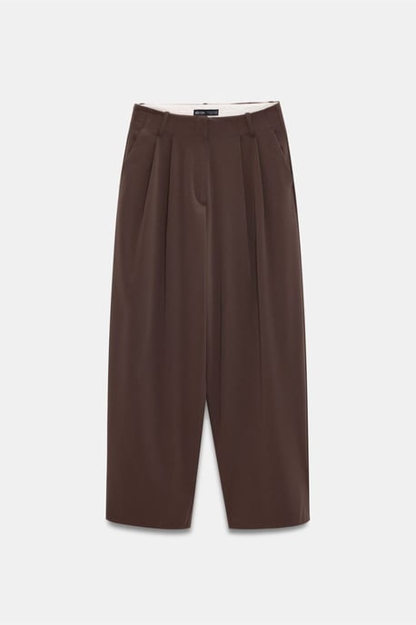 Damen Hohe Taille Weite Crepe-Hosen - Image 6