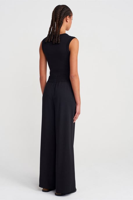 Damen weit geschnittene Krepp-Hose - Image 2