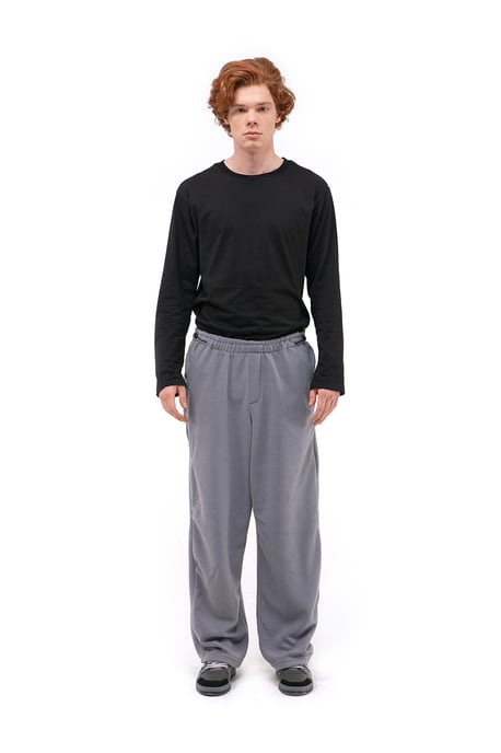 Herren Relaxed Fit Weite Beinform Pull-On-Hosen - Image 1