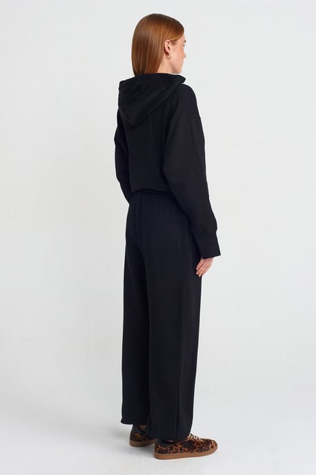 Damen Fleece-Jogginghose mit weitem Bein - Image 2