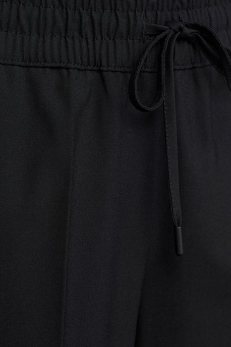 Weite Crepe-Hosen mit Kordelzugbund - Image 4