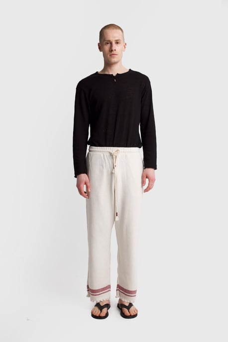 Herren Baumwoll Strickhose - Image 1