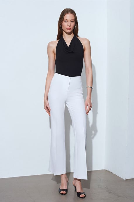 Damen Hohe Taillen Glockenhosen - Image 1
