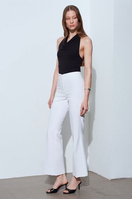 Damen Hohe Taillen Glockenhosen - Image 2