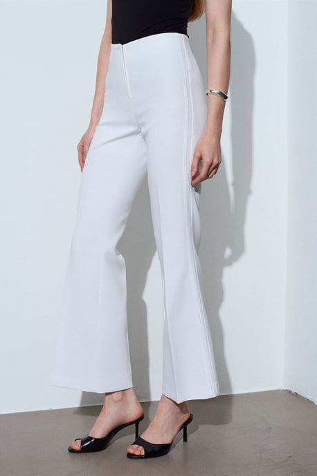 Damen Hohe Taillen Glockenhosen - Image 3
