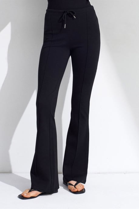 Hüfthoches Schlagjersey-Hose mit Kordelzug - Image 3