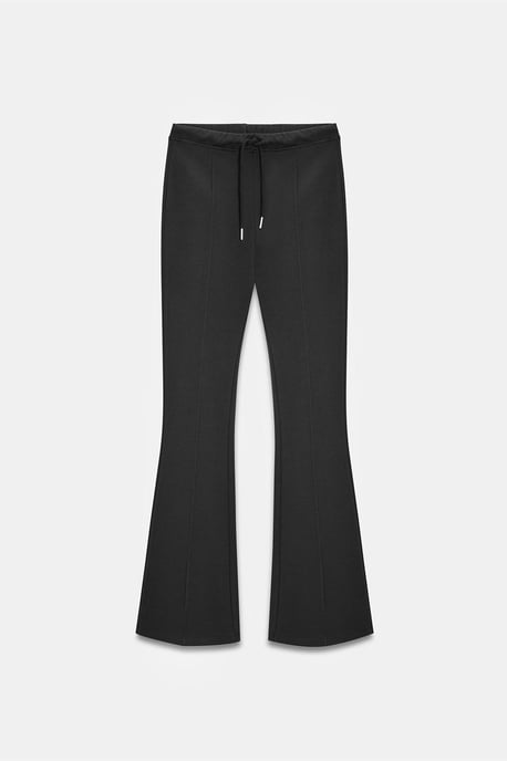 Hüfthoches Schlagjersey-Hose mit Kordelzug - Image 5