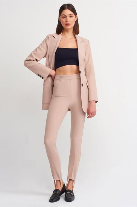 Damen Hochgeschnittene Skinny-Crepe-Hose - Image 2