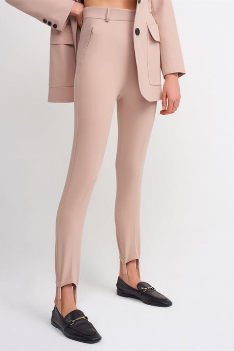 Damen Hochgeschnittene Skinny-Crepe-Hose - Image 3